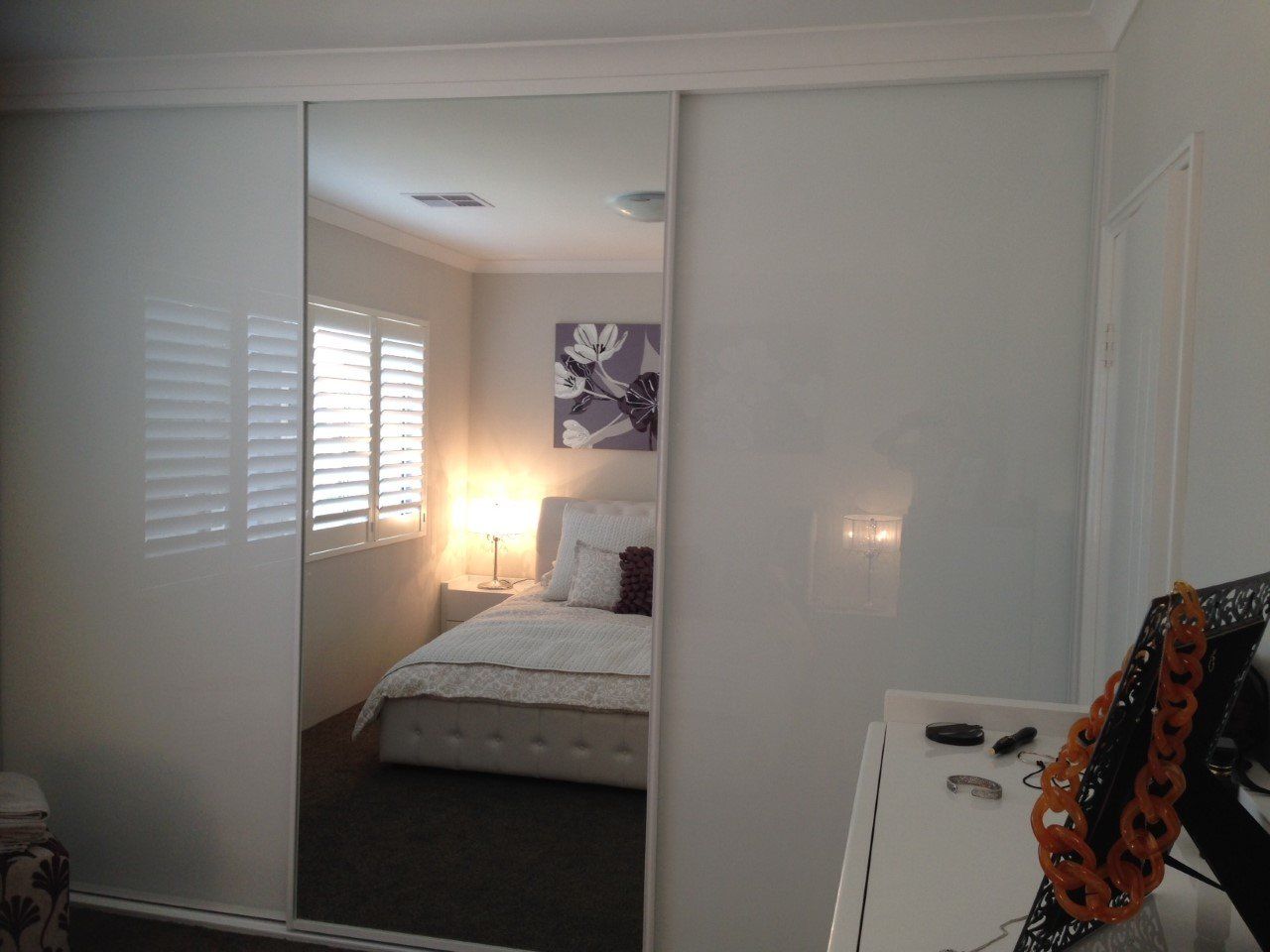 An example of a the sliding wardrobes in Perth